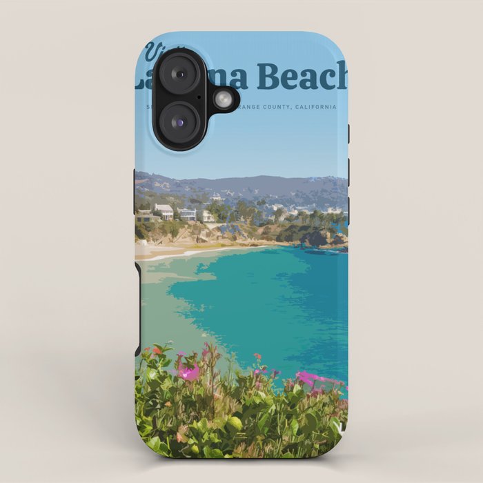 Visit Laguna Beach iPhone Case Gallery Image 1