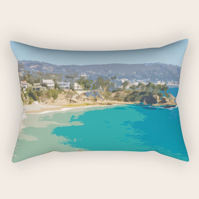 Visit Laguna Beach Rectangular Pillow Gallery Image 1