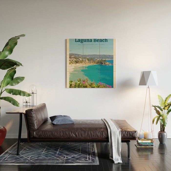 Visit Laguna Beach Wood Wall Art Gallery Image 2