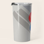 Abstract Suprematism Equilibrium Art Red Blue Yellow Travel Mug Gallery Image 3