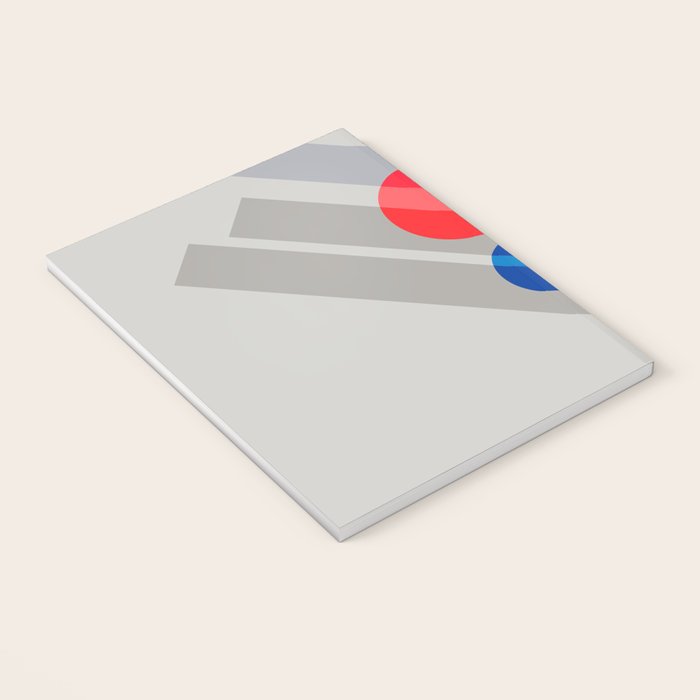 Abstract Suprematism Equilibrium Art Red Blue Yellow Notebook Gallery Image 3