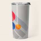 Abstract Suprematism Equilibrium Art Red Blue Yellow Travel Mug Gallery Image 2