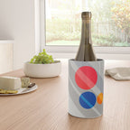 Abstract Suprematism Equilibrium Art Red Blue Yellow Wine Chiller Gallery Image 4