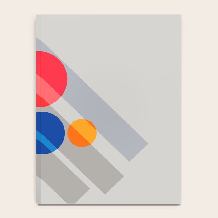 Abstract Suprematism Equilibrium Art Red Blue Yellow Notebook Gallery Image 4