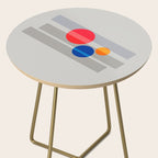 Abstract Suprematism Equilibrium Art Red Blue Yellow Side Table Gallery Image 2