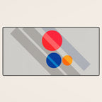 Abstract Suprematism Equilibrium Art Red Blue Yellow Desk Mat Gallery Image 3