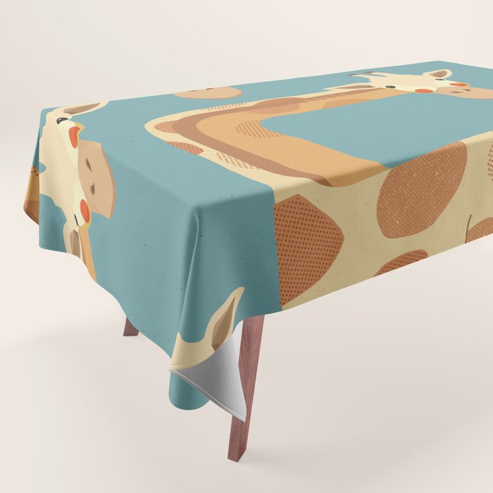 Giraffe, Animal Portrait Tablecloth Gallery Image 1