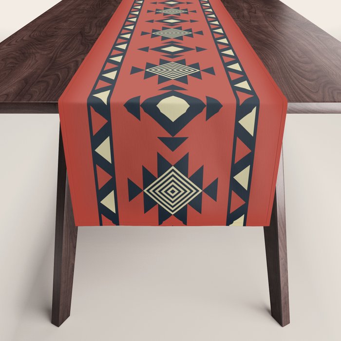 Aztec pattern Table Runner Gallery Image 1