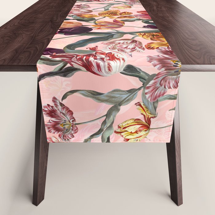 Magic Tulips Pattern III Table Runner Gallery Image 1