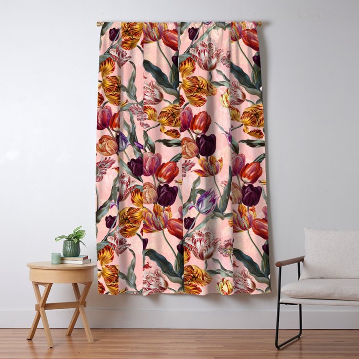 Magic Tulips Pattern III Window Curtain Gallery Image 5