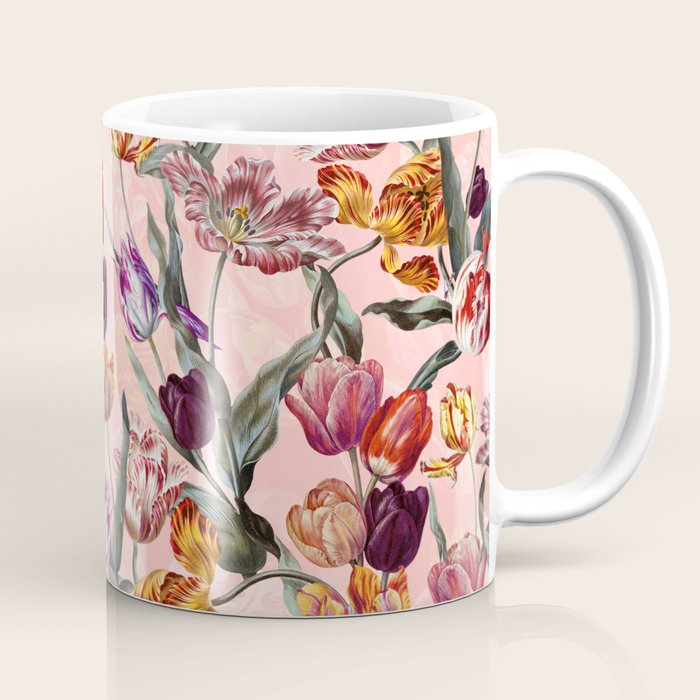 Magic Tulips Pattern III Coffee Mug Gallery Image 1