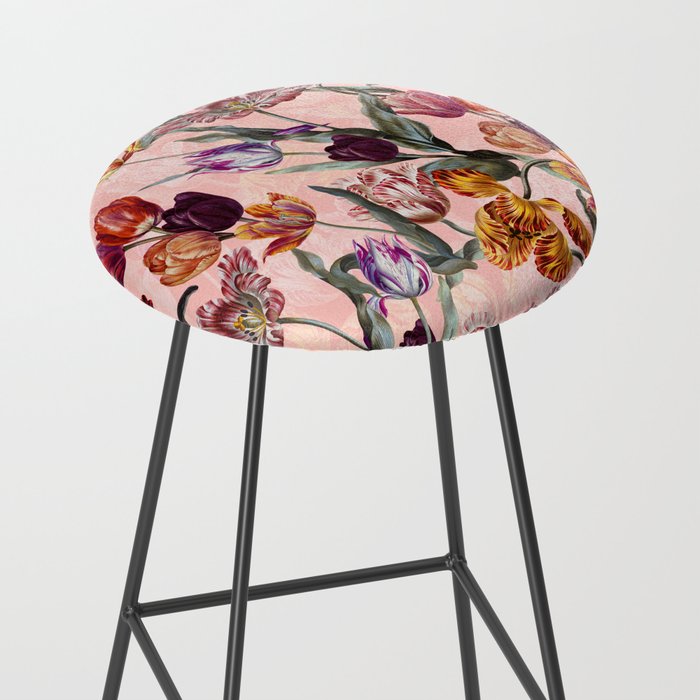 Magic Tulips Pattern III Stool Gallery Image 2