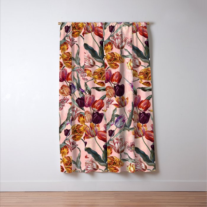Magic Tulips Pattern III Window Curtain Gallery Image 3