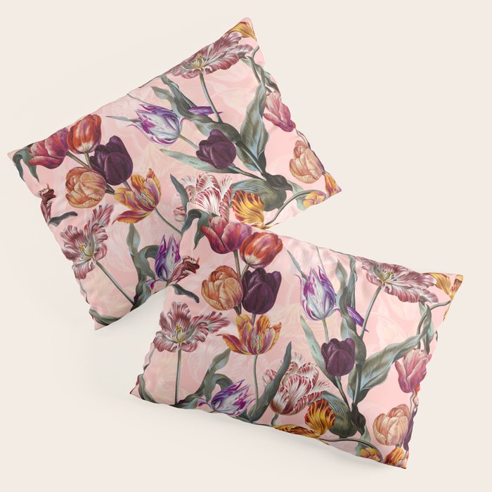 Magic Tulips Pattern III Pillow Sham Gallery Image 3