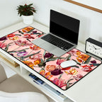 Magic Tulips Pattern III Desk Mat Gallery Image 2