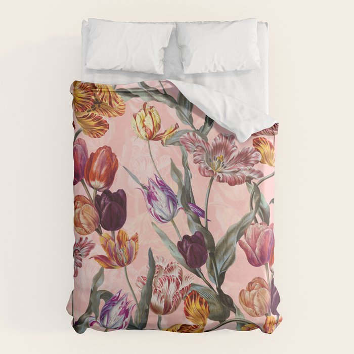 Magic Tulips Pattern III Duvet Cover Gallery Image 1