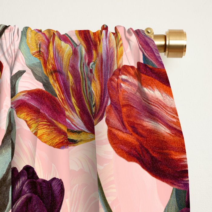 Magic Tulips Pattern III Window Curtain Gallery Image 2
