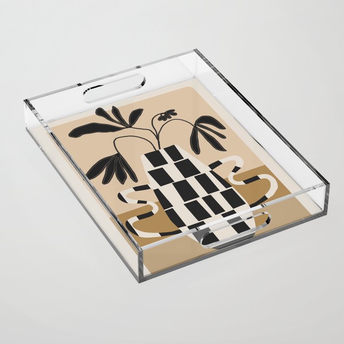 Modern Botanicals No. 2 Acrylic Tray Gallery Image 1