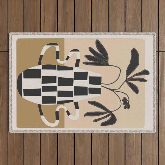 Modern Botanicals No. 2 Outdoor Rug Gallery Image 1