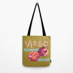 Virgo Perfection in Mustard Yellow | Zodiac Series Tote Bag Gallery Image 2