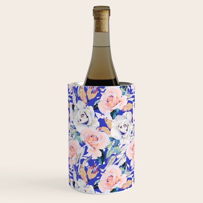 Modern Vibrant Flowery Garden B Wine Chiller Gallery Image 1