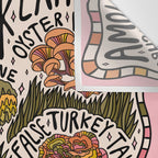 Mushrooms of Oklahoma Wall Tapestry Gallery Image 3