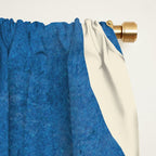 abstract minimal 31 Blue Window Curtain Gallery Image 2