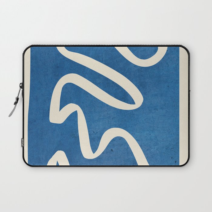 abstract minimal 31 Blue Laptop Sleeve Gallery Image 1