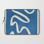abstract minimal 31 Blue Laptop Sleeve Gallery Image 1