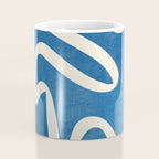 abstract minimal 31 Blue Coffee Mug Gallery Image 4