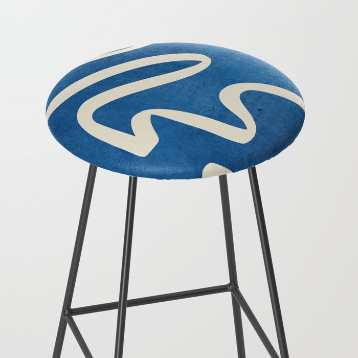 abstract minimal 31 Blue Stool Gallery Image 2
