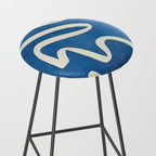 abstract minimal 31 Blue Stool Gallery Image 2