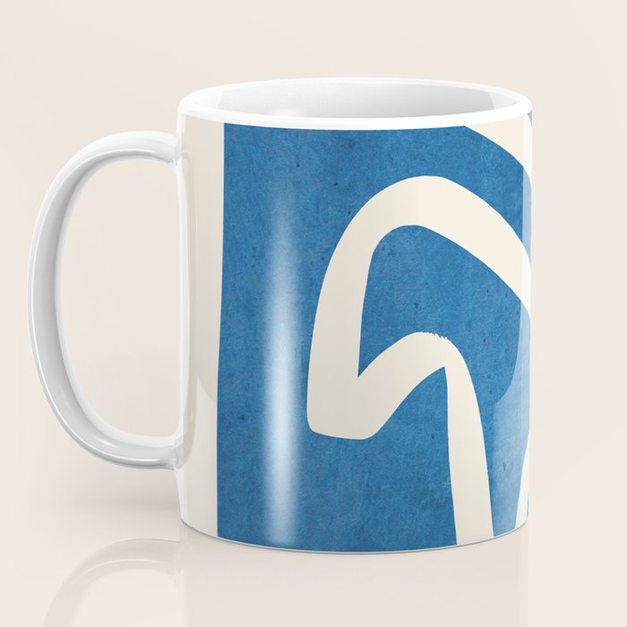 abstract minimal 31 Blue Coffee Mug Gallery Image 3