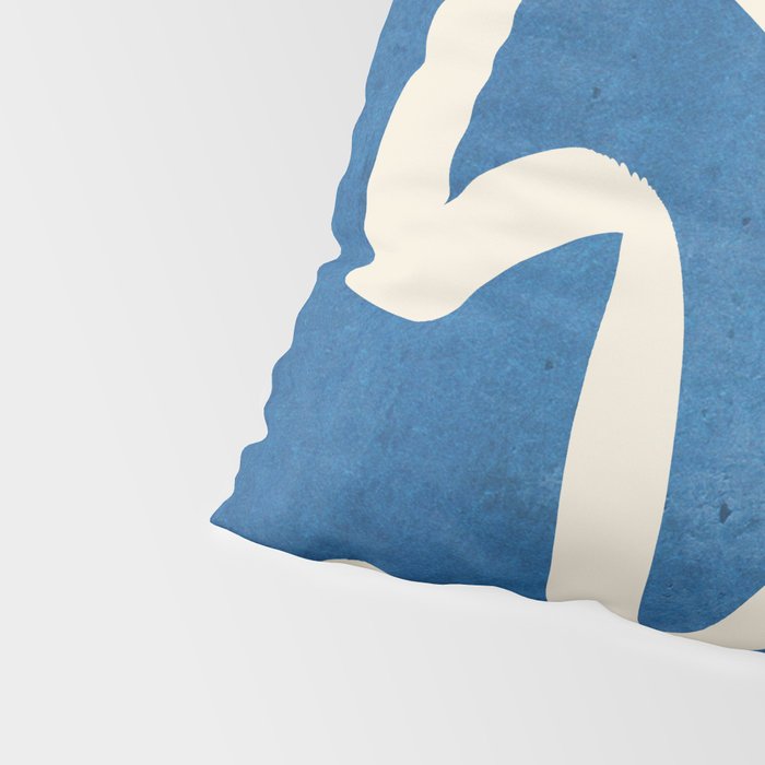 abstract minimal 31 Blue Pillow Sham Gallery Image 4