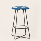 abstract minimal 31 Blue Stool Gallery Image 1