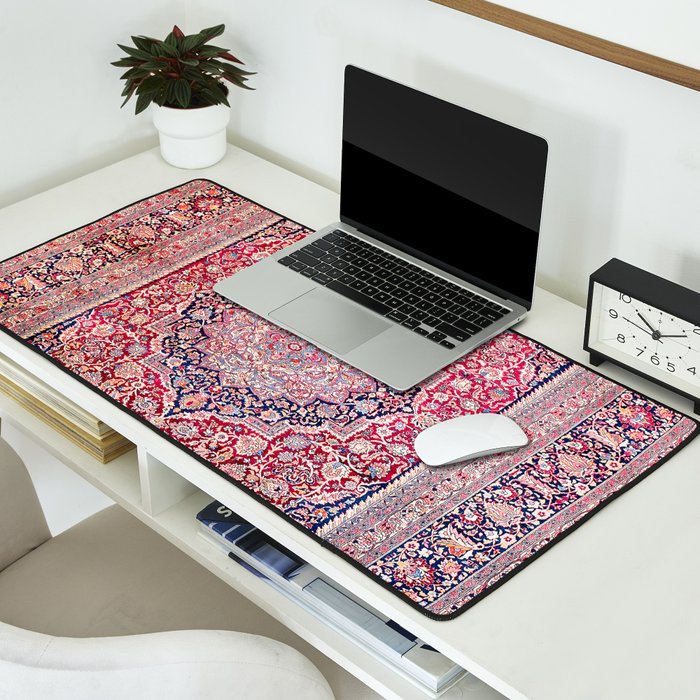 Tabriz West Central Persian Rug Print Desk Mat Gallery Image 2