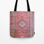 Tabriz West Central Persian Rug Print Tote Bag Gallery Image 1