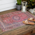 Tabriz West Central Persian Rug Print Outdoor Rug Gallery Image 2
