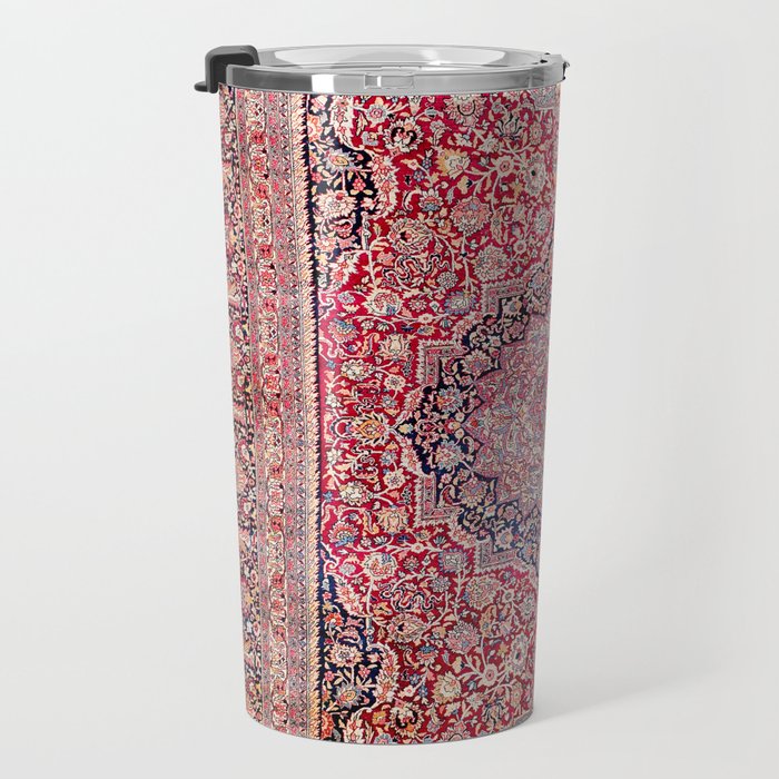 Tabriz West Central Persian Rug Print Travel Mug Gallery Image 3