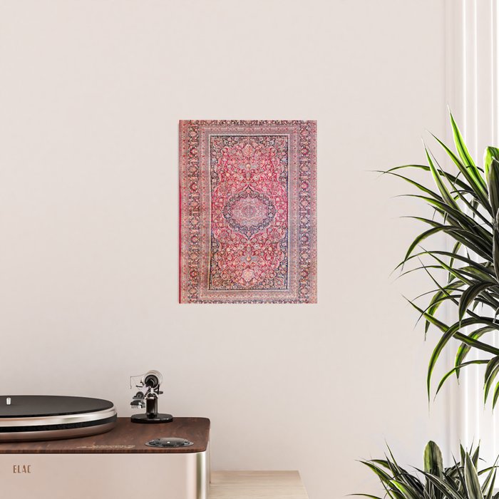 Tabriz West Central Persian Rug Print Poster Gallery Image 2