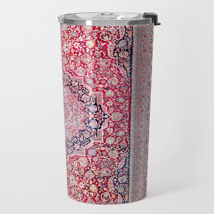 Tabriz West Central Persian Rug Print Travel Mug Gallery Image 2