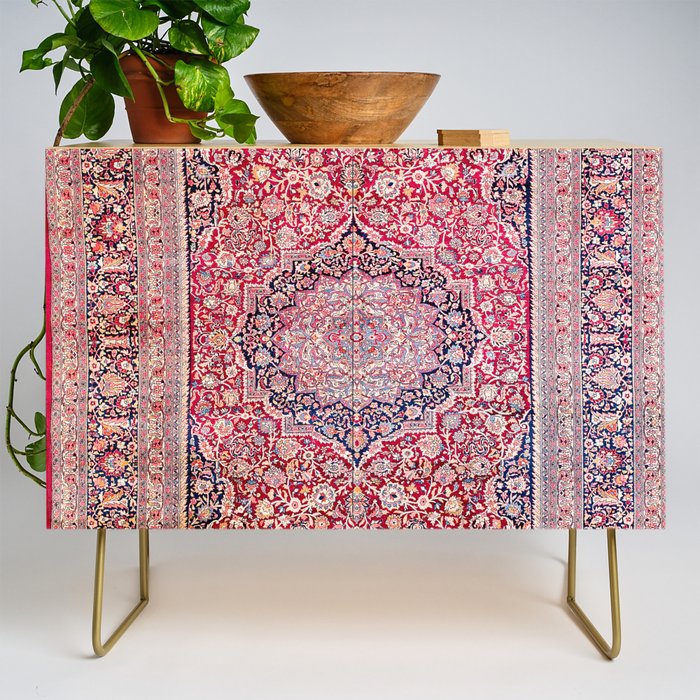 Tabriz West Central Persian Rug Print Credenza Gallery Image 1