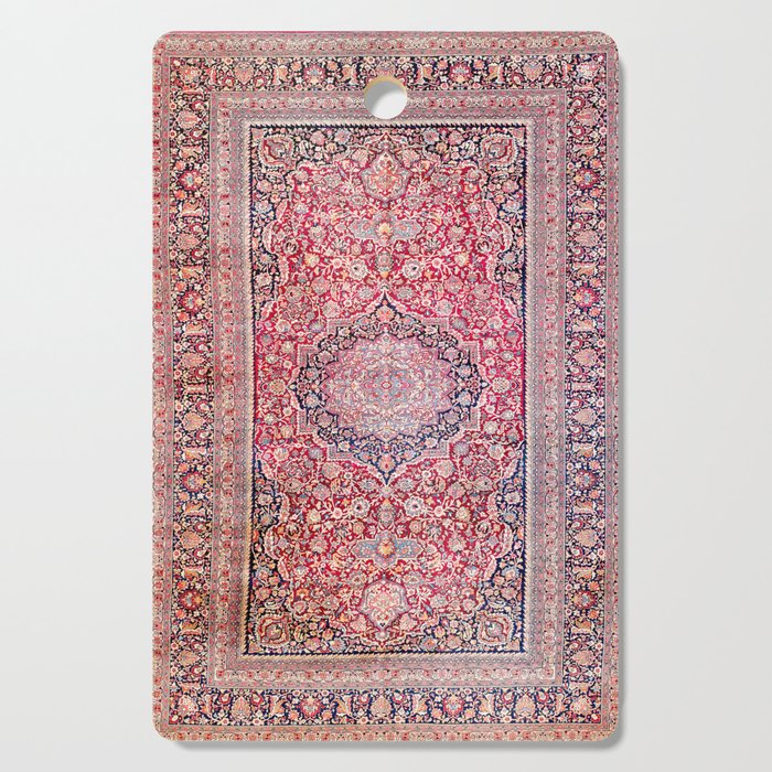 Tabriz West Central Persian Rug Print Cutting Board Gallery Image 1