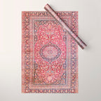 Tabriz West Central Persian Rug Print Wrapping Paper Gallery Image 1