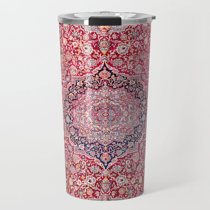 Tabriz West Central Persian Rug Print Travel Mug Gallery Image 1