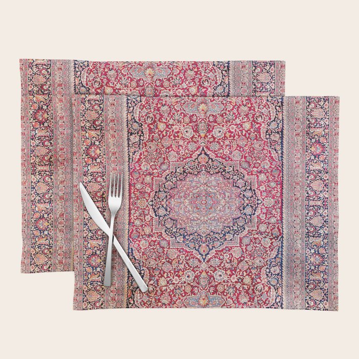 Tabriz West Central Persian Rug Print Placemat Gallery Image 1