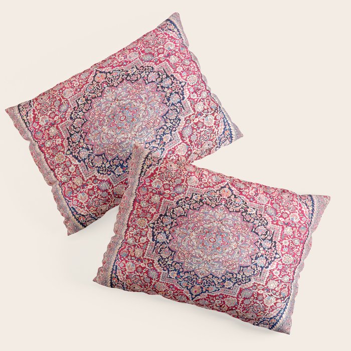 Tabriz West Central Persian Rug Print Pillow Sham Gallery Image 3