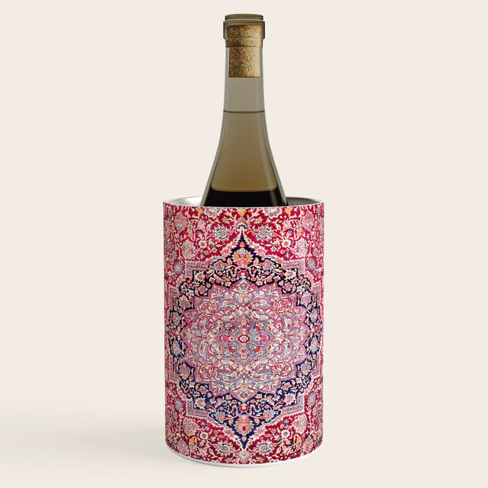 Tabriz West Central Persian Rug Print Wine Chiller Gallery Image 1