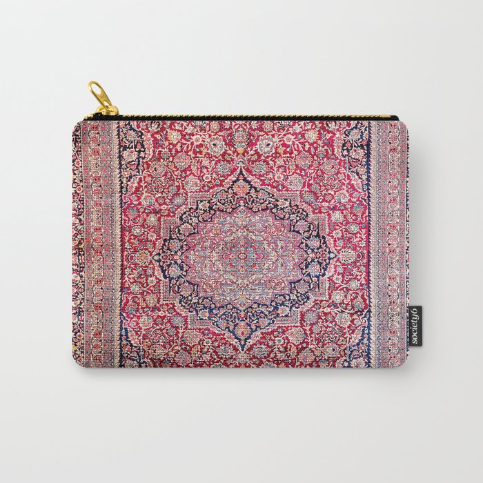 Tabriz West Central Persian Rug Print Carry All Pouch Gallery Image 1