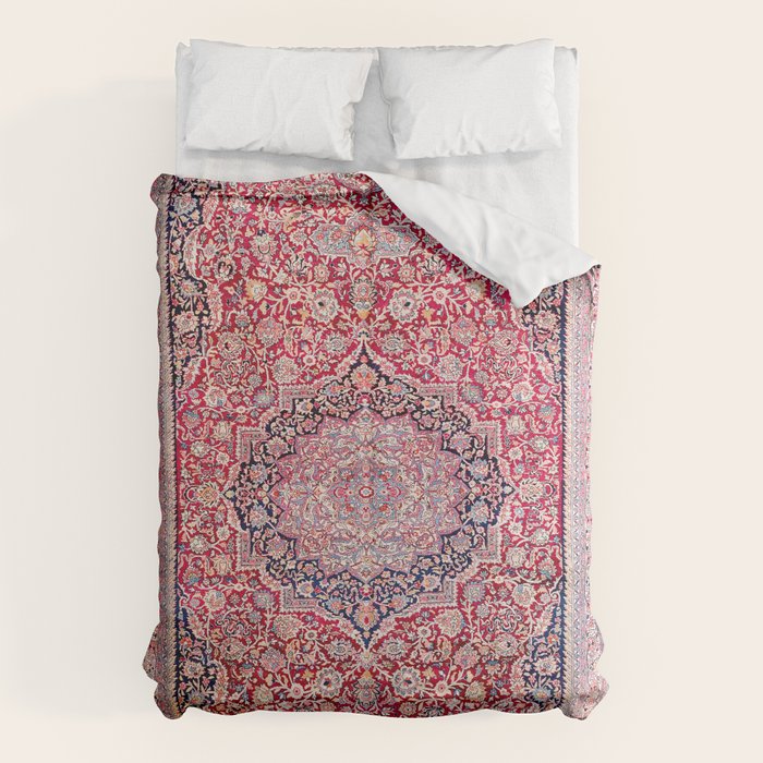 Tabriz West Central Persian Rug Print Duvet Cover Gallery Image 1